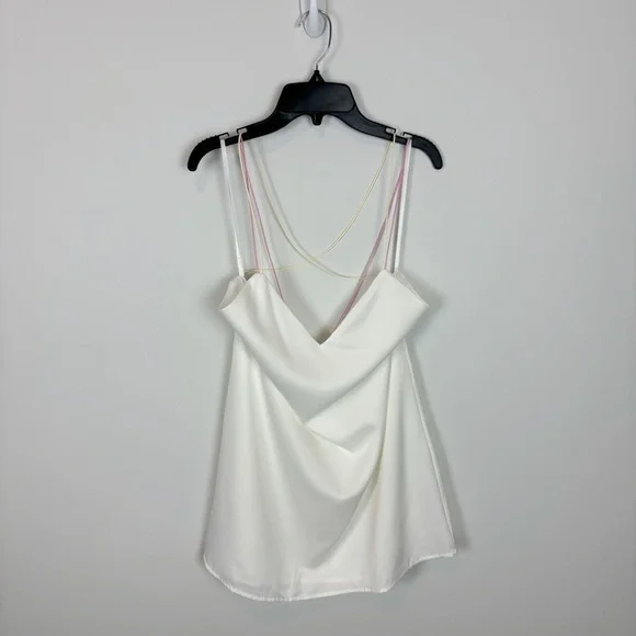 Superdown Breanna Strappy Shift Dress in White Size S - Picture 2 of 9